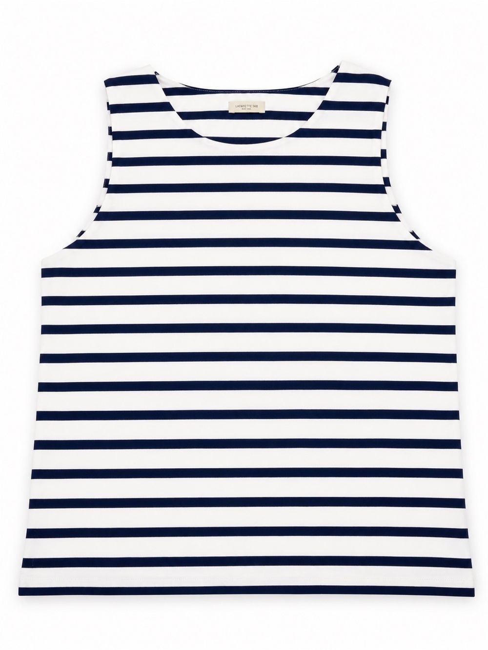 Lafayette 148 New York Striped Tank Medium Cotton NWT